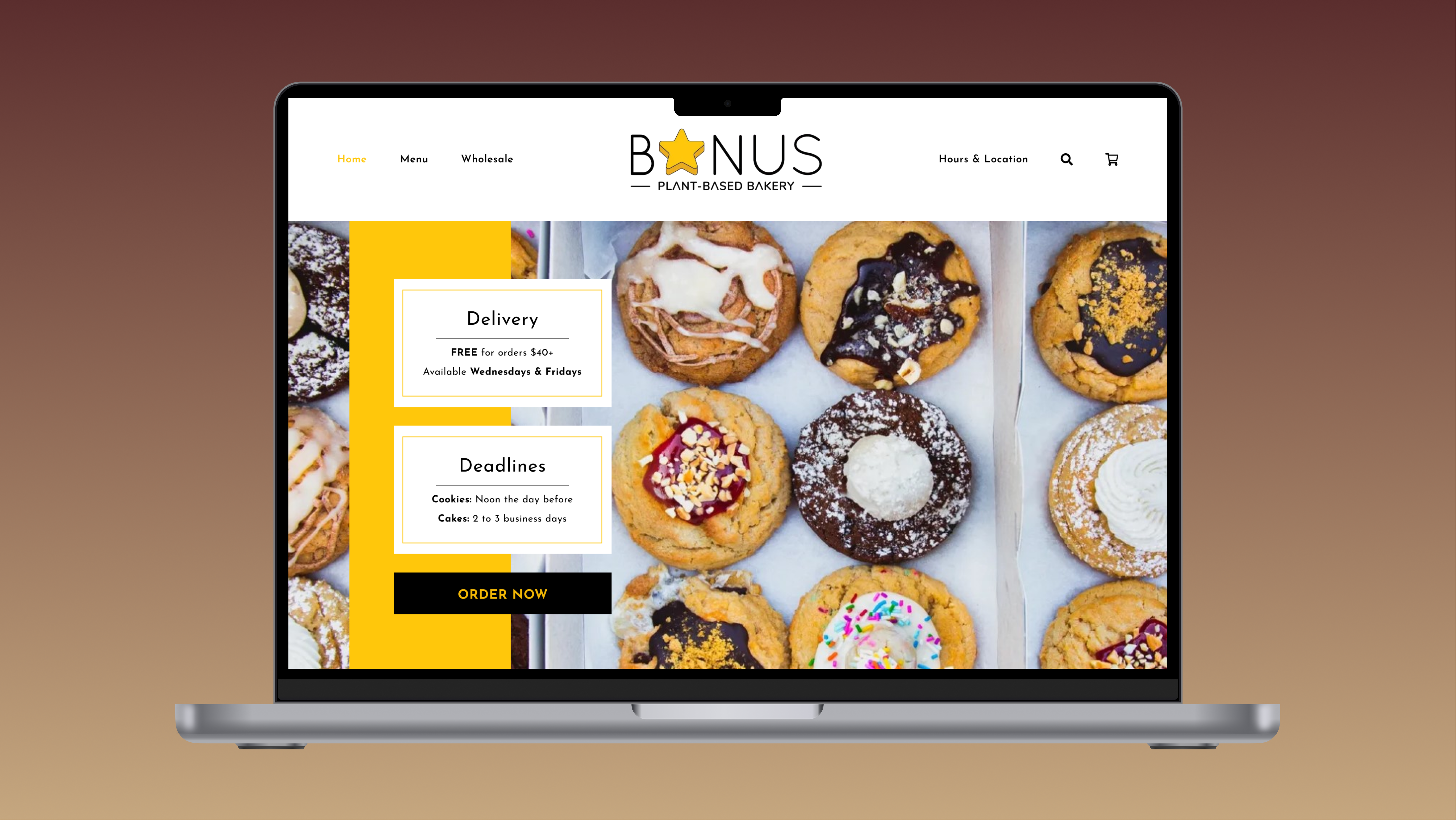 Case Study: Bonus Bakery Website Redesign